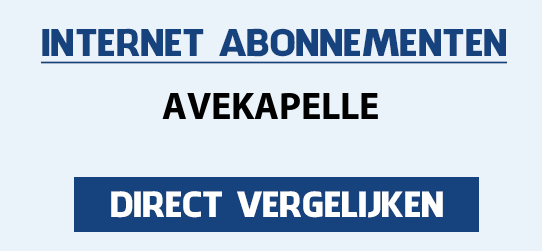 internet vergelijken avekapelle