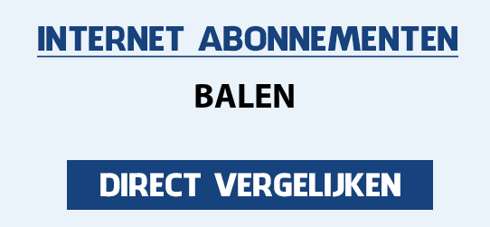 internet vergelijken balen