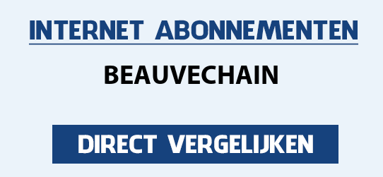 internet vergelijken beauvechain