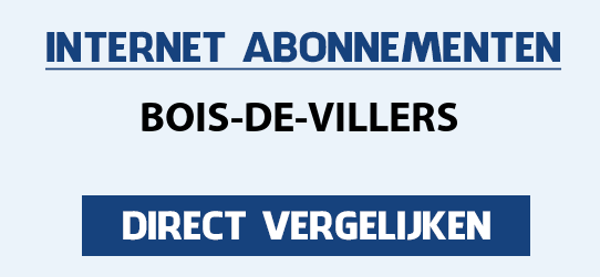 internet vergelijken bois-de-villers