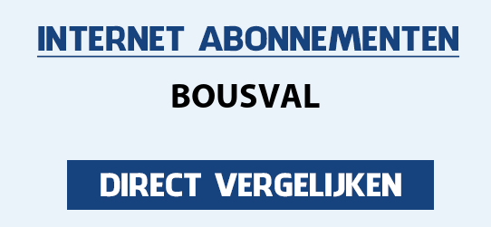 internet vergelijken bousval