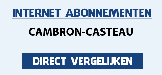 internet vergelijken cambron-casteau