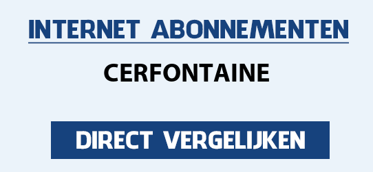 internet vergelijken cerfontaine