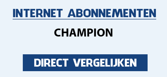 internet vergelijken champion