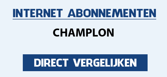 internet vergelijken champlon