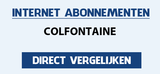 internet vergelijken colfontaine