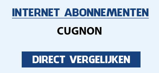 internet vergelijken cugnon