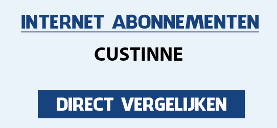 internet vergelijken custinne