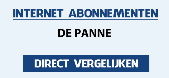 internet vergelijken de-panne