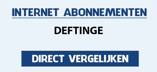 internet vergelijken deftinge