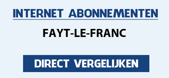 internet vergelijken fayt-le-franc