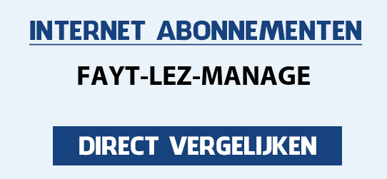 internet vergelijken fayt-lez-manage