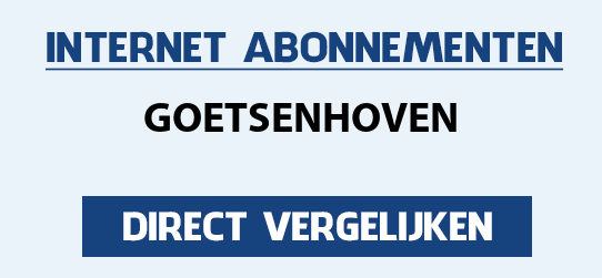 internet vergelijken goetsenhoven