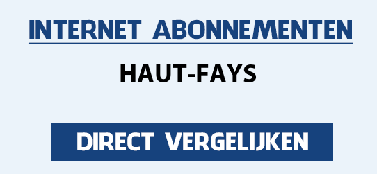 internet vergelijken haut-fays