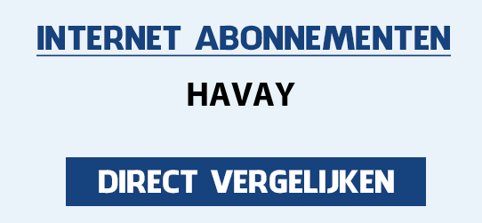 internet vergelijken havay