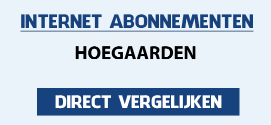 internet vergelijken hoegaarden