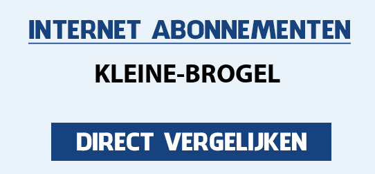 internet vergelijken kleine-brogel