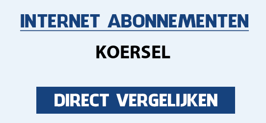 internet vergelijken koersel