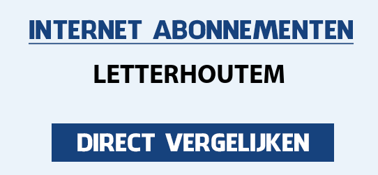 internet vergelijken letterhoutem