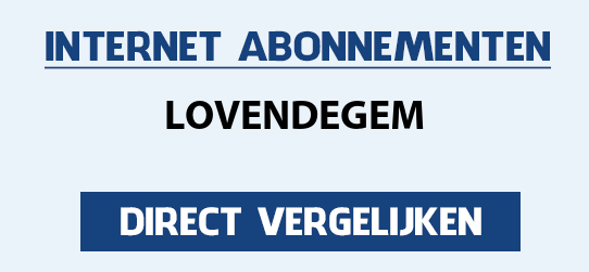 internet vergelijken lovendegem