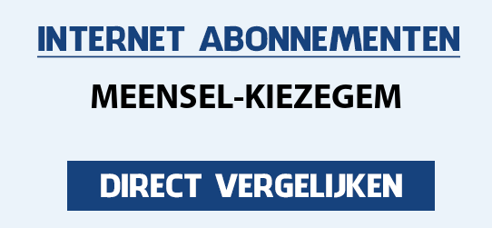 internet vergelijken meensel-kiezegem