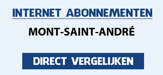 internet vergelijken mont-saint-andre