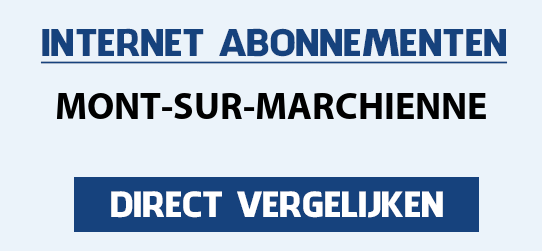 internet vergelijken mont-sur-marchienne