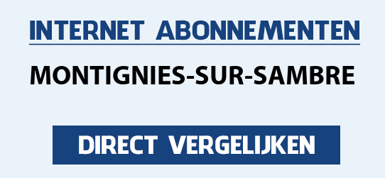 internet vergelijken montignies-sur-sambre