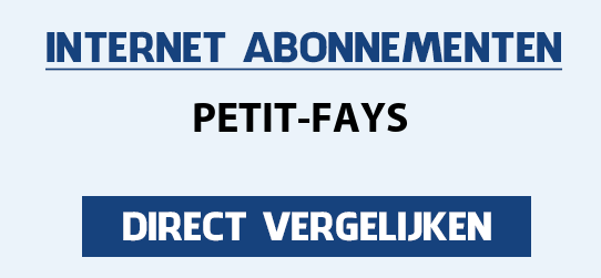 internet vergelijken petit-fays