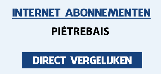 internet vergelijken pietrebais