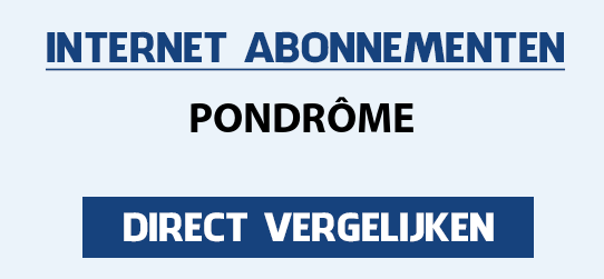 internet vergelijken pondrome