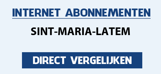 internet vergelijken sint-maria-latem