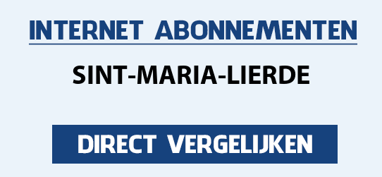 internet vergelijken sint-maria-lierde