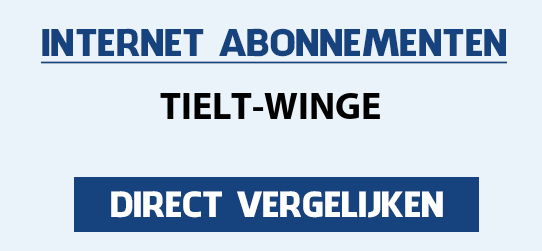 internet vergelijken tielt-winge