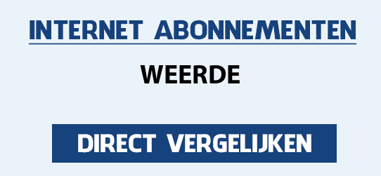 internet vergelijken weerde