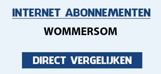 internet vergelijken wommersom